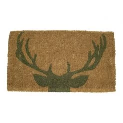 Paillasson Cerf Vert Deco Campagne Chic