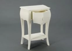 Chevet 1 Tiroir Murano Blanc -Meubles De Maison Magasin 504 Chevet 1 Tiroir Murano Blanc 2