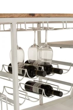 Bar Comptoir Scooter Métal Blanc -Meubles De Maison Magasin 515 1 Bar Comptoir Scooter Metal Blanc Jline Jolipa Deco Campagne Chic 5