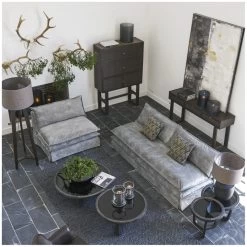 Canapé Léo Velours Gris 220cm --- Blanc D'Ivoire 16 Canapé Léo Velours Gris 220cm --- Blanc D'Ivoire -Meubles De Maison Magasin 517 1 Canape Leo Velours Gris Blanc d Ivoire Deco Campagne Chic 8