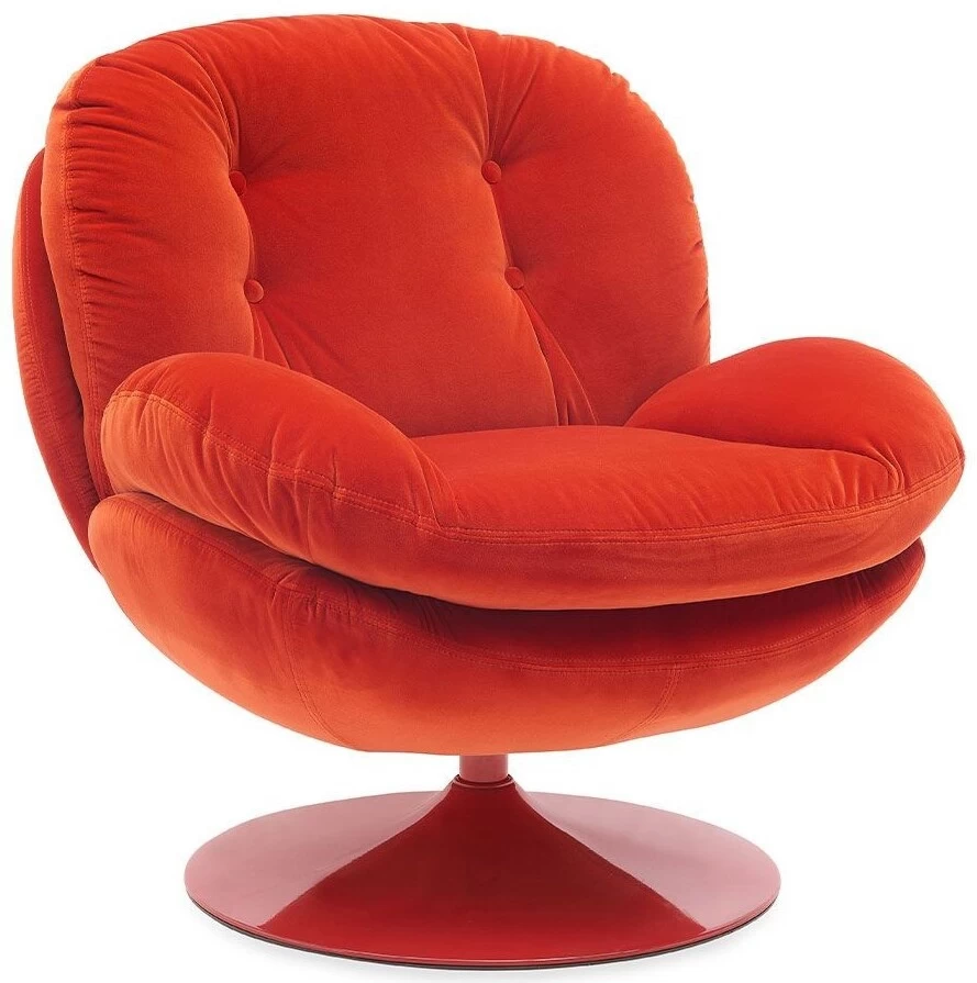 Fauteuil Memento Velours Uni Rouge NOUVEAU 3 Fauteuil Memento Velours Uni Rouge NOUVEAU