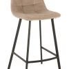 Chaise De Bar Velours Olivier ---- (4 Couleurs) 1 Chaise De Bar Velours Olivier ---- (4 Couleurs) -Meubles De Maison Magasin 521 1 Chaise de Bar Velours Beige Olivier Jline Jolipa deco Campagne Chic