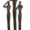 Statue Personnages Entendre/Voir/Se Taire -Meubles De Maison Magasin 523 1 Statue Personnages Entendre Voir Se Taire J Line Jolipa Deco Campagne Chic 2