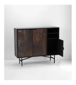 Buffet Bas 3 Portes Rusty Athezza -Meubles De Maison Magasin 525 1 Buffet Bas 3 Portes Rusty Athezza Hanjel Deco Campagne Chic 4