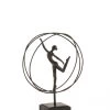 Statue Gymnaste Femme Cercle Jline By Jolipa -Meubles De Maison Magasin 530 1 Statue Gymnaste Femme Cercle Jline Jolipa Style Campagne