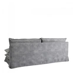 Canapé Léo Velours Gris 220cm --- Blanc D'Ivoire 12 Canapé Léo Velours Gris 220cm --- Blanc D'Ivoire -Meubles De Maison Magasin 538 1 Canape Leo Velours Gris Blanc d Ivoire Deco Campagne Chic 4