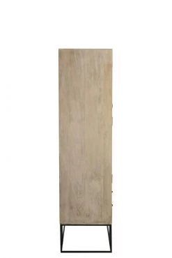 Armoire 3 Portes Manguier Rotin Tissé Naturel -Meubles De Maison Magasin 540 91013 3