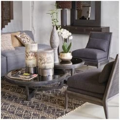 Fauteuil Milo Anthracite Frêne Dos Cannage Blanc D'Ivoire -Meubles De Maison Magasin 542 1 Fauteuil Milo Anthracite Frene Cannage Blanc d Ivoire Deco Campagne Chic 4