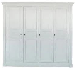 Armoire 4 Portes Pin Massif Rivoli - 25 Patines Au Choix