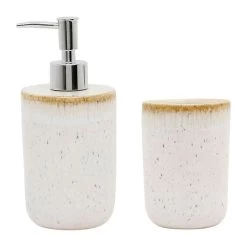 Distributeur De Savon + Gobelet Mer Sable