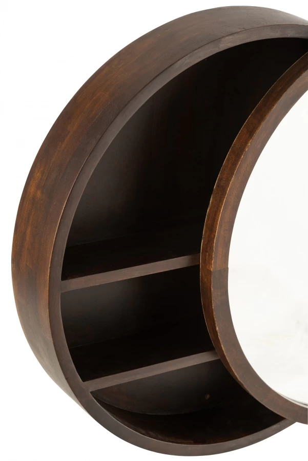 Miroir Coulissant Conie Manguier Foncé ø60cm 9 Miroir Coulissant Conie Manguier Foncé ø60cm – Image 7