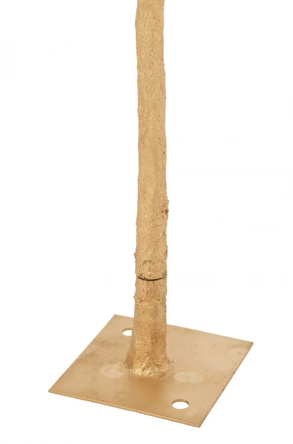 Arbre Métal Or Plumes Blanches 120cm 4 Arbre Métal Or Plumes Blanches 120cm – Image 2