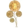 Applique Murale Pivoine Métal Doré Athezza 2 Applique Murale Pivoine Métal Doré Athezza -Meubles De Maison Magasin 551 1 Applique Murale Pivoine Metal Dore Athezza Hanjel Deco Campagne Chic