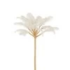 Arbre Métal Or Plumes Blanches 120cm