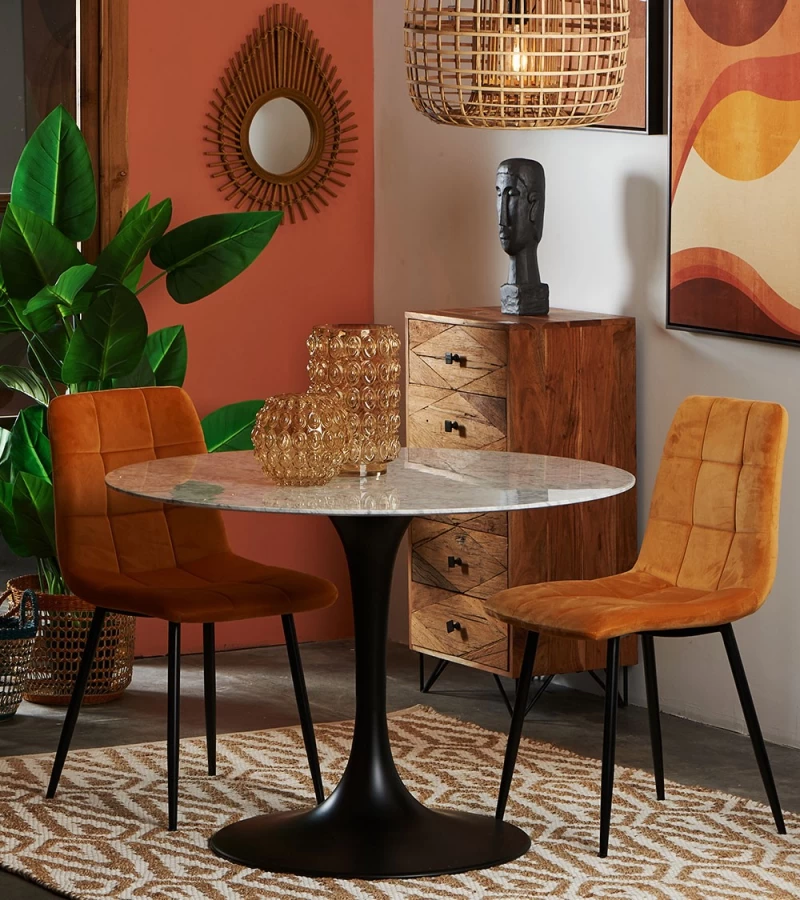 Chaise Manta Tissu Athezza ▬▬ (6 Couleurs) 4 Chaise Manta Tissu Athezza ▬▬ (6 Couleurs) – Image 2