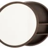 Miroir Coulissant Conie Manguier Foncé ø60cm -Meubles De Maison Magasin 580 1 Miroir Mural Coulissant Manguier Fonce Conie Jline Jolipa Style Campagne 3