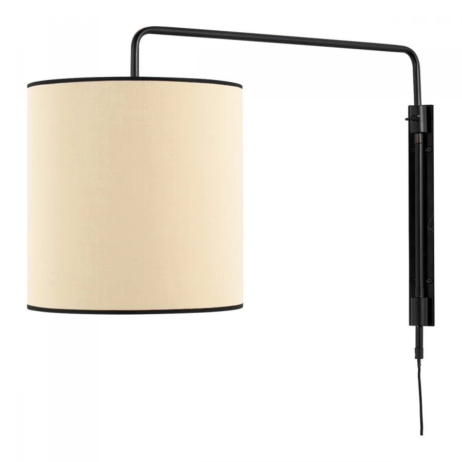 Applique Pivotante Alice Noir / Beige Blanc D'Ivoire 3 Applique Pivotante Alice Noir / Beige Blanc D'Ivoire