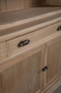 Bibliothèque 4 Portes Bois Naturel -Meubles De Maison Magasin 584 1 Bibliotheque 4 Portes Bois Naturel Jline Jolipa Style Campagne 7