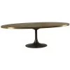 Table à Manger Ovale Chêne Métal Tulipe Nantes Athezza 250cm -Meubles De Maison Magasin 584 1 Table Ovale Chene Pied Metal Noir Tulipe Nantes Athezza Hanjel Style Campagne