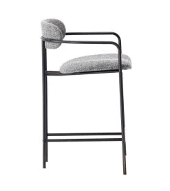 Tabouret De Bar Retiers Gris Chiné Athezza -Meubles De Maison Magasin 585 1 Tabouret de Bar Retiers Gris Chine Athezza Hanjel Deco Campagne Chic 3