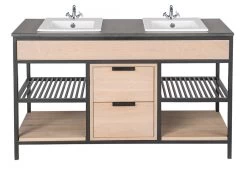 Meuble Lavabo Double Cubik