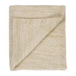 Plaid Ombelio Naturel Doré Coton 150x125 8 Plaid Ombelio Naturel Doré Coton 150x125 -Meubles De Maison Magasin 596 1 Plaid Ombelio Naturel Dore Coton 150x125 Cote Table Deco Campagne Chic 2