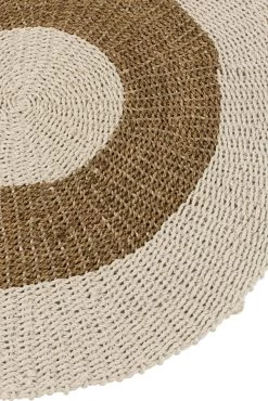 Tapis Rond Tressé Zostere Blanc Naturel (3 Tailles) 5 Tapis Rond Tressé Zostere Blanc Naturel (3 Tailles) -Meubles De Maison Magasin 599 1 Tapis Rond Tresse Zostere Blanc Naturel J Line Jolipa Deco Campagne Chic 2
