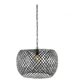 Suspension Métal Noir Anzio GM Athezza