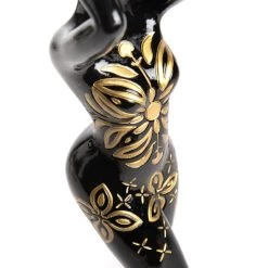 Statue Femme Alix H40cm -Meubles De Maison Magasin 614 1 Statue Femme Alix Noir Dore Amadeus Cades Deco Campagne Chic 3