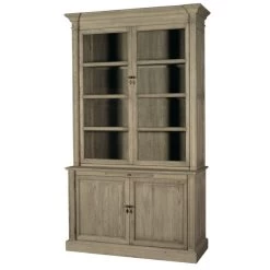 Buffet Vaisselier 2 Corps Hausmann Chêne Massif