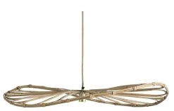 Suspension Salome Rotin Naturel PM Blanc D'Ivoire