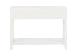 Console Bois Blanc Paniers Osier Jolipa -Meubles De Maison Magasin 641 1 Console Bois Blanc Paniers Osier Jline Jolipa Style Campagne 4