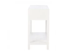 Console Bois Blanc Paniers Osier Jolipa -Meubles De Maison Magasin 646 1 Console Bois Blanc Paniers Osier Jline Jolipa Style Campagne 3