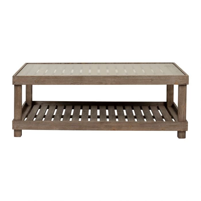 Table Basse Rectangulaire Bois/Verre Tessia 3 Table Basse Rectangulaire Bois/Verre Tessia