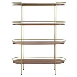 Etagère X4 Artdeco Bois Métal Pomax 5 Etagère X4 Artdeco Bois Métal Pomax -Meubles De Maison Magasin 649 1 Etagere x4 Artdeco Bois Metal Pomax Deco Campagne Chic 2