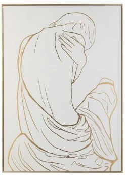 Tableau Cadre Silhouette Femme 143cm