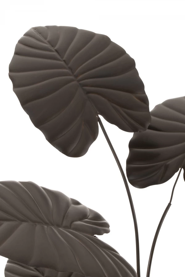 Plante Décorative Métal Marron Foncé H142cm 4 Plante Décorative Métal Marron Foncé H142cm – Image 2