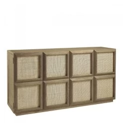 Buffet Ema 4 Portes Chêne Rotin Naturel Blanc D'Ivoire 10 Buffet Ema 4 Portes Chêne Rotin Naturel Blanc D'Ivoire -Meubles De Maison Magasin 666 1 Buffet Ema 4 Portes Chene Rotin Naturel Blanc d Ivoire Deco Campagne Chic 3