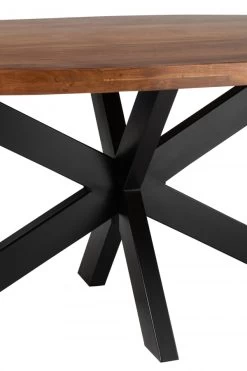 Table à Manger Ovale Acacia Foncé 210cm -Meubles De Maison Magasin 677 1 Table a Manger Ovale Acacia Fonce Jline Jolipa Deco Campagne Chic 4