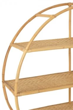 Etagère Ronde Sur Pied Bambou Rotin Naturel -Meubles De Maison Magasin 678 1 Etagere Ronde sur Pied Bambou Rotin Naturel Jline Jolipa Deco Campagne Chic 5