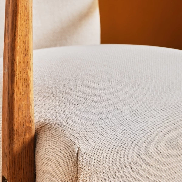 Fauteuil Jacques Chêne Massif Lin 7 Fauteuil Jacques Chêne Massif Lin – Image 5