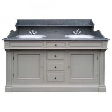 Meuble Lavabo Double Rivoli Uni - 15 Patines Au Choix 3 Meuble Lavabo Double Rivoli Uni - 15 Patines Au Choix