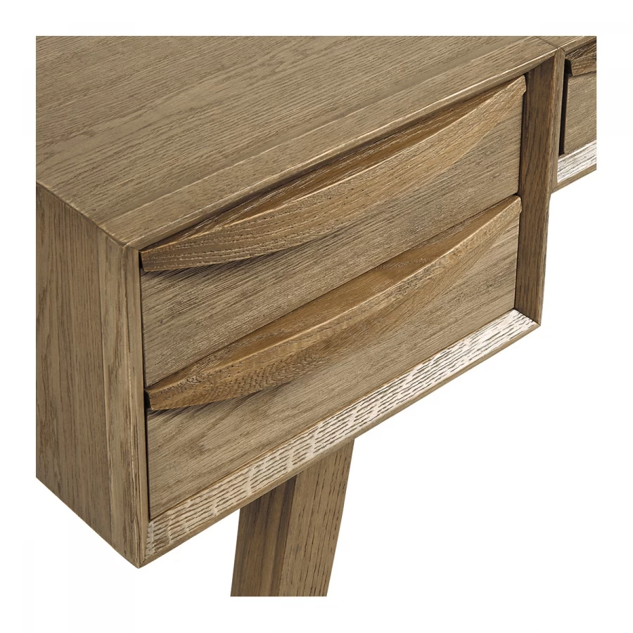 Bureau Melina Chêne Naturel 5T Blanc D'Ivoire 7 Bureau Melina Chêne Naturel 5T Blanc D'Ivoire – Image 5