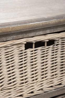 Meuble TV Bois Naturel Grisé Paniers Osier Jolipa 11 Meuble TV Bois Naturel Grisé Paniers Osier Jolipa -Meubles De Maison Magasin 695 1 Meuble TV Bois Naturel Grise Paniers Osier Jline Jolipa Deco Campagne Chic 4