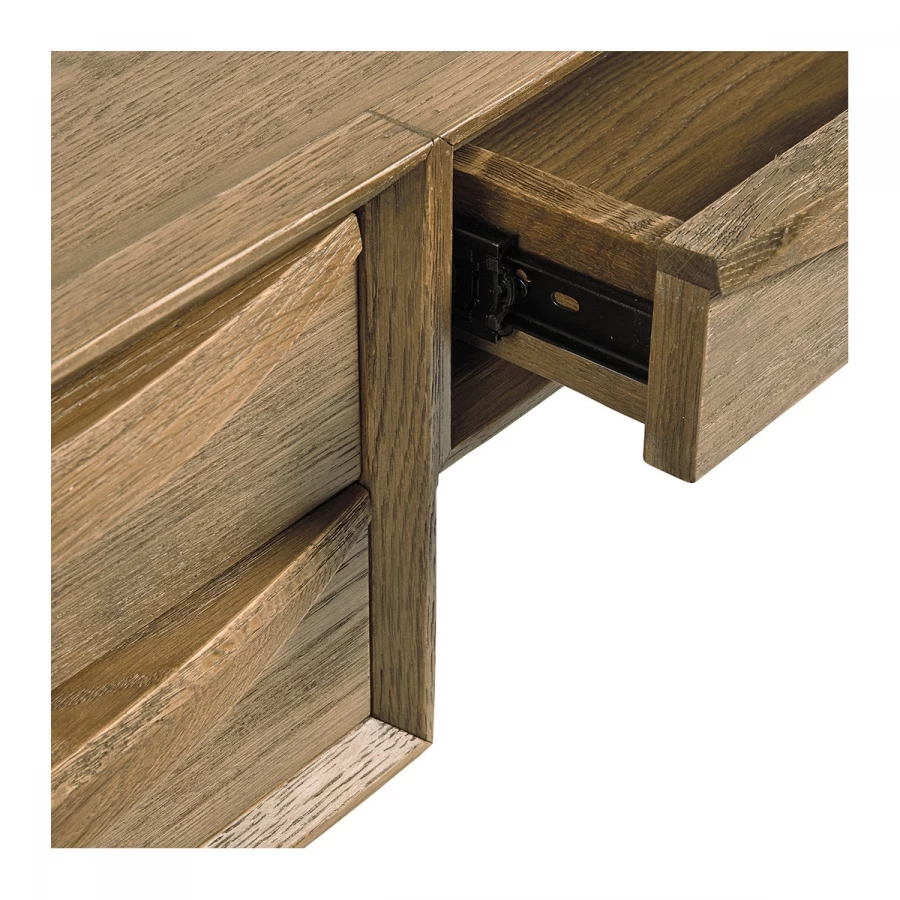 Bureau Melina Chêne Naturel 5T Blanc D'Ivoire 6 Bureau Melina Chêne Naturel 5T Blanc D'Ivoire – Image 4