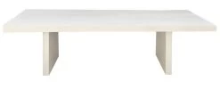 Table à Manger Rect Piastro Enduite à La Chaux 220cm Pomax