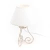 Lampe Métal Blanc Chevet Antoinette (x 2) -Meubles De Maison Magasin 706 1 Lampe Chevet Antoinette Amadeus Style Campagne