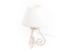 Lampe Métal Blanc Chevet Antoinette (x 2)