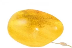 Lampe Galet Dany Jaune -Meubles De Maison Magasin 714 1 Lampe Ovale Dany Jaune Verre Jline Jolipa Deco Campagne Chic
