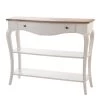 Console 1 Tiroir Loberon Blanc Chêne GM -Meubles De Maison Magasin 715 1 Console 1 Tiroir Loberon Blanc Chene GM Amadeus Cades Deco Campagne Chic